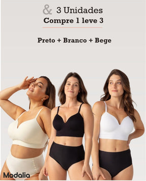 SUTIÃ MODELADOR LIBELLE (COMPRE 1 LEVE 3)