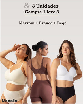 SUTIÃ MODELADOR LIBELLE (COMPRE 1 LEVE 3)