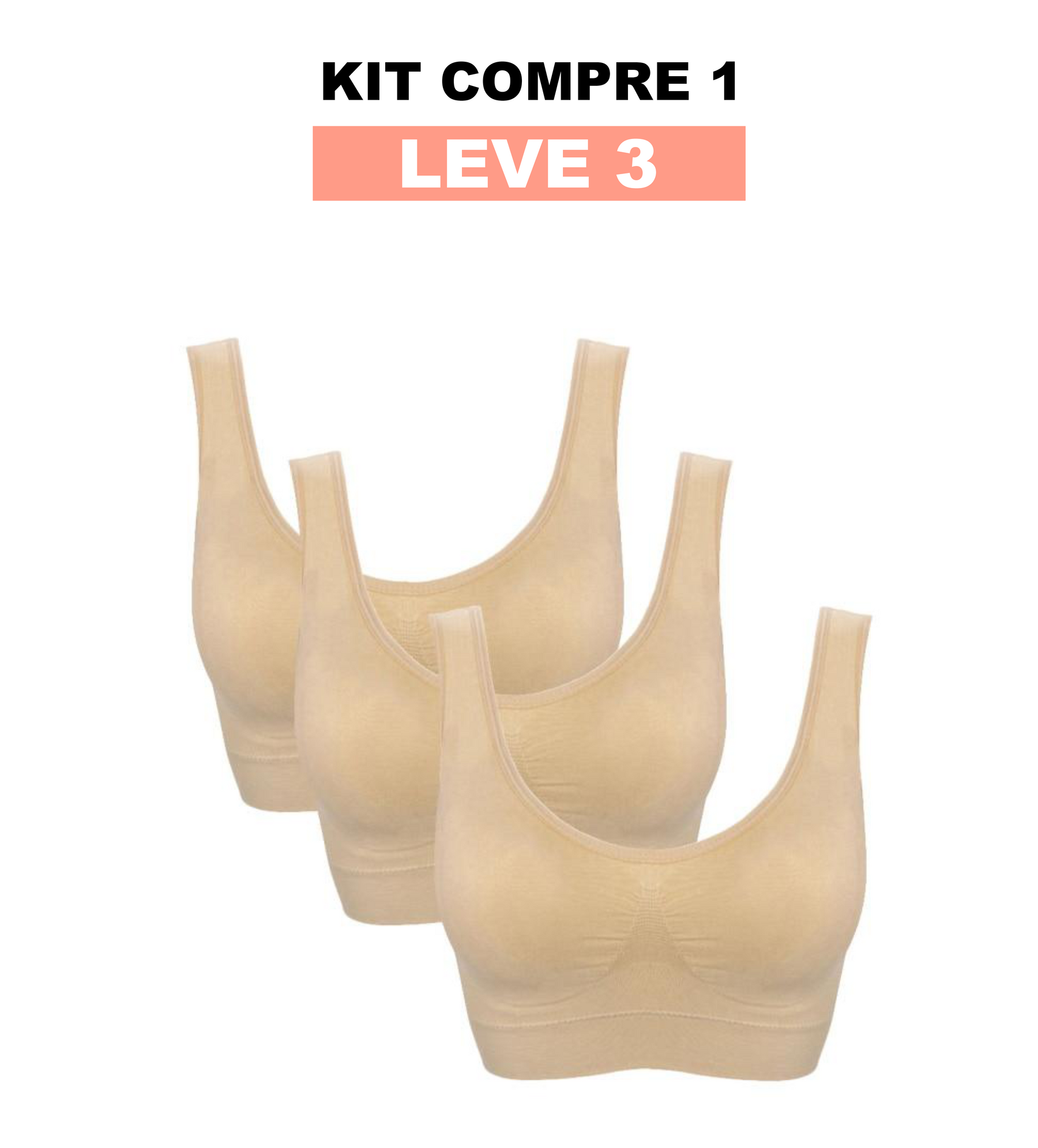 SUTIÃ COMFORT PREMIUM (COMPRE 1 LEVE 3)