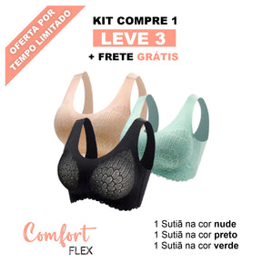 Sutiã Comfort Flex - Compre 1 leve 3