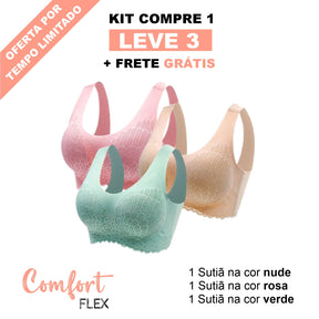 Sutiã Comfort Flex - Compre 1 leve 3